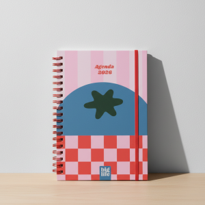 Agenda 2026 Retro Pastel - Día por pág. - 398 pág.