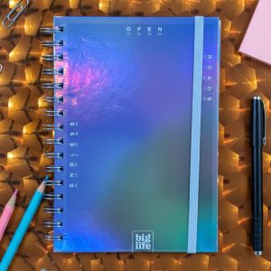 Cuaderno Holográfico - Hojas Lisas - 144 págs.