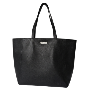 Totebag Mariela Essential 100% Cuero Vacuno - Negro