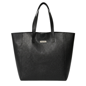 Totebag Mariela Classic 100% Cuero Vacuno - Negro